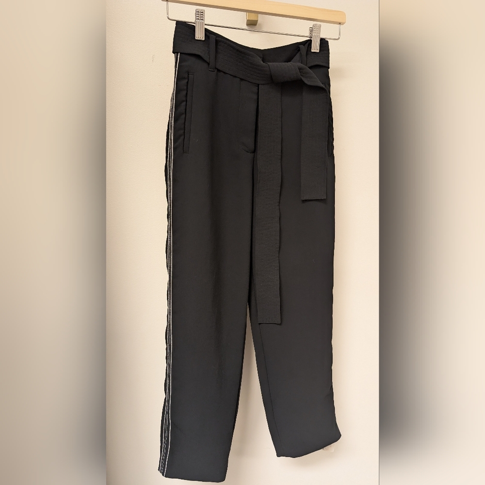 Wilfred Black Tie Front Pants